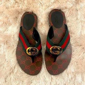 Gucci Thong Web Sandal